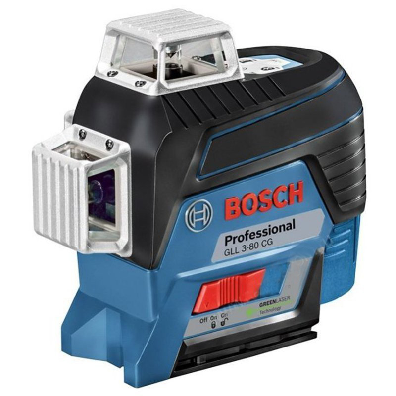 Лазерный уровень Bosch  GLL 3-80 CG + BM 1 + GBA 12V + L-Boxx (0.601.063.T00)
