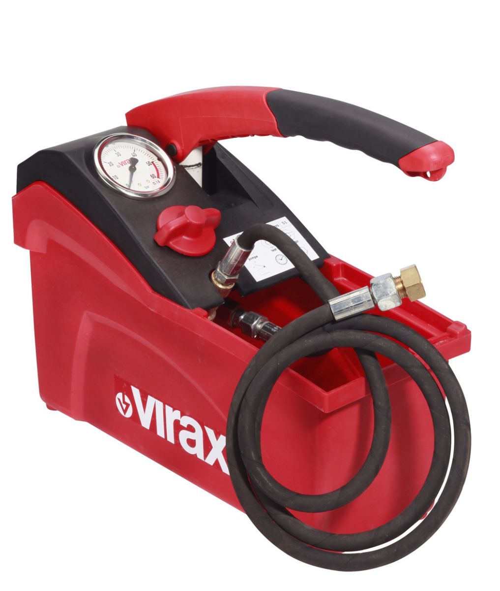 Ручной опрессовщик VIRAX 5л, 50 бар
