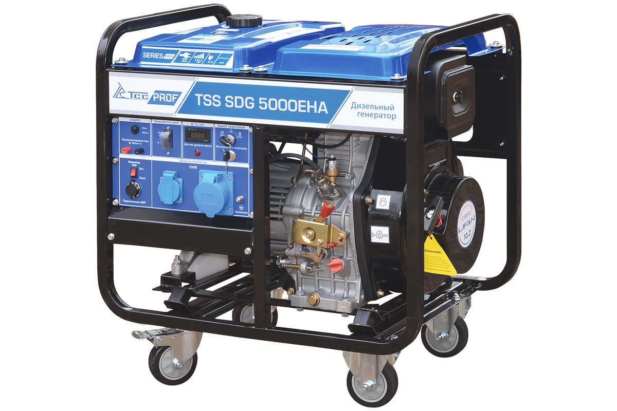 Дизель генератор TSS SDG 5000EHA с АВР
