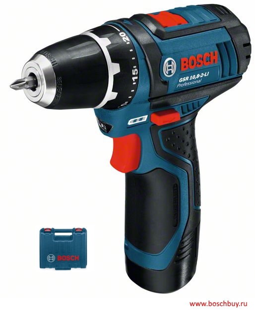 Аккумуляторная дрель-шуруповерт BOSCH GSR 12V-15 0601868122
