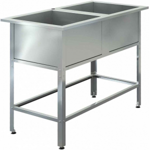 Ванна моечная Assum ВМС-П-2/400 (1000х500х850) (мойка AISI201)

