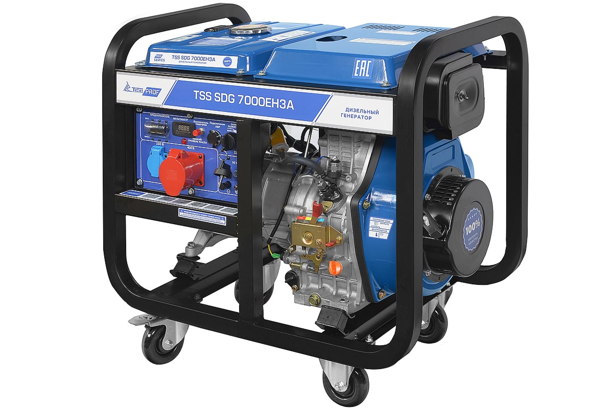 Дизель генератор TSS SDG 7000EH3A
