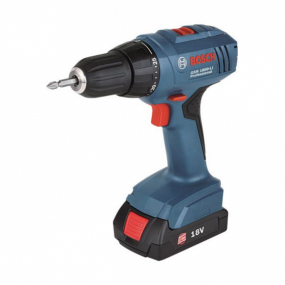 Аккумуляторная дрель-шуруповёрт Bosch GSR 1800-LI (0.601.9A8.307)
