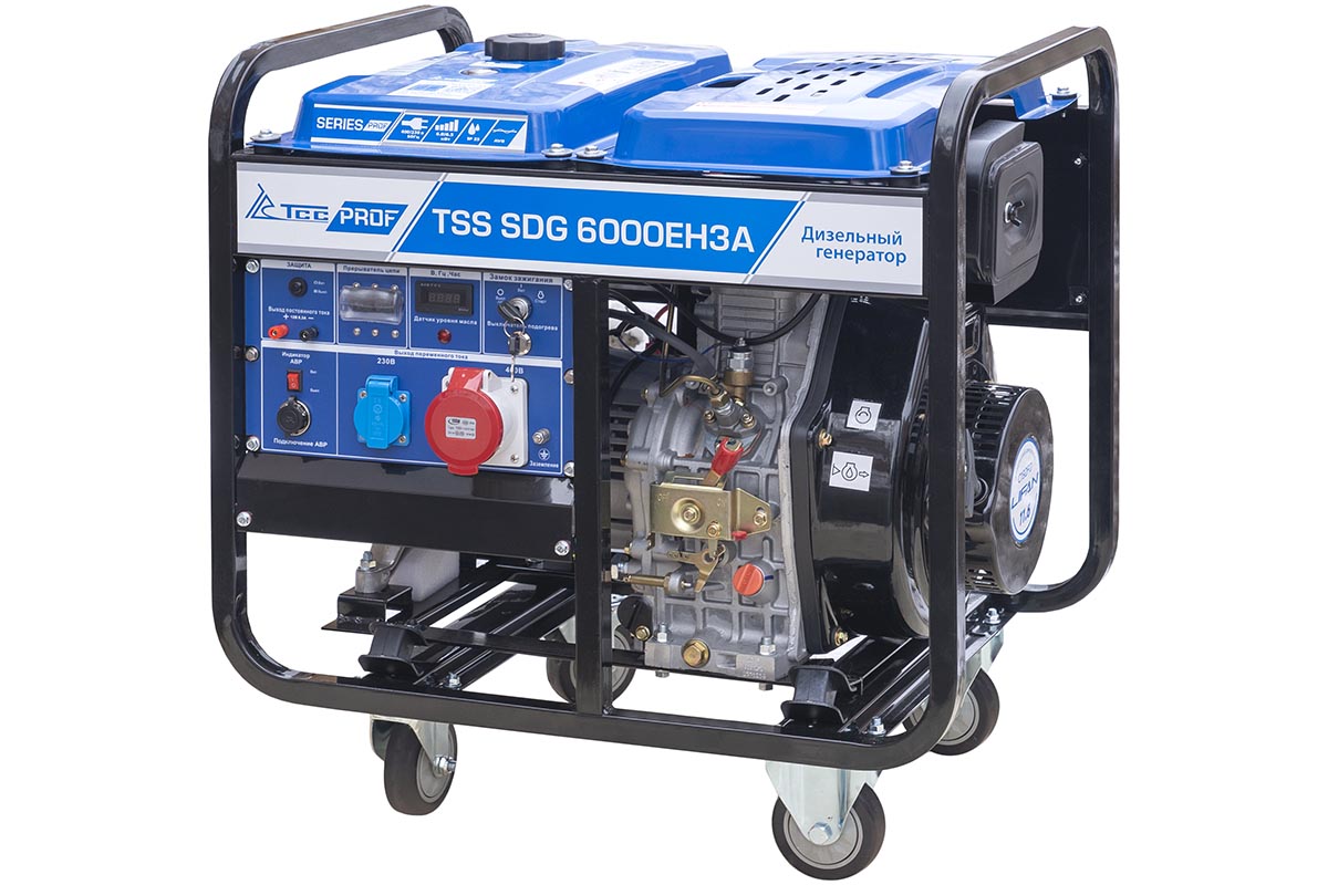 Дизель генератор TSS SDG 6000EHA с АВР

